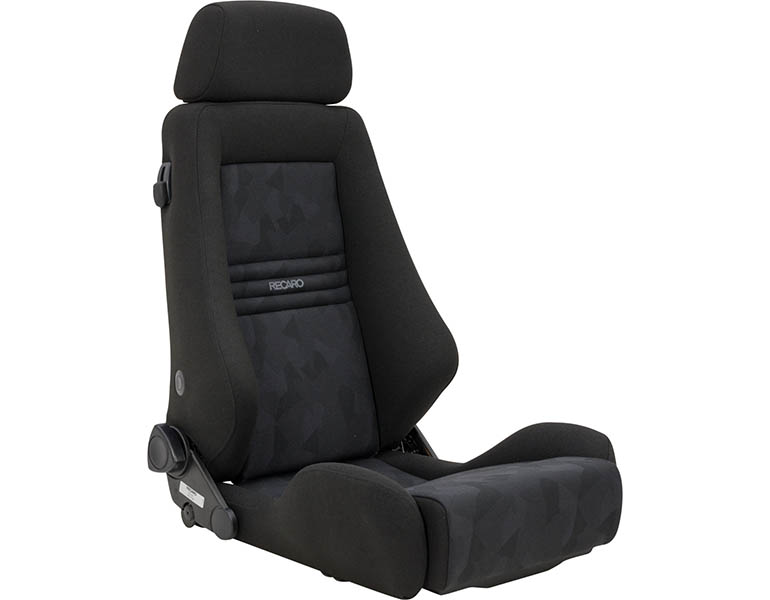 An isolated photo of the Recaro seat.