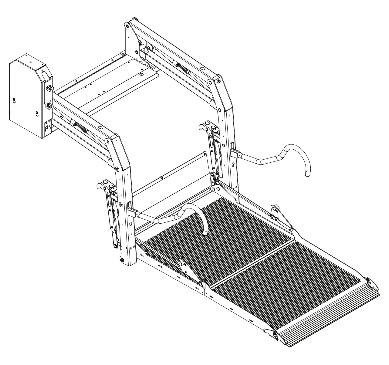 Illustration of an E-1500 folding lift